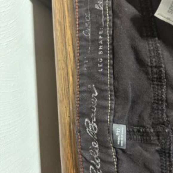 Eddie Bauer Curvy Bootcut Brown Corduroy Pants Size 12 petite - Picture 5 of 6